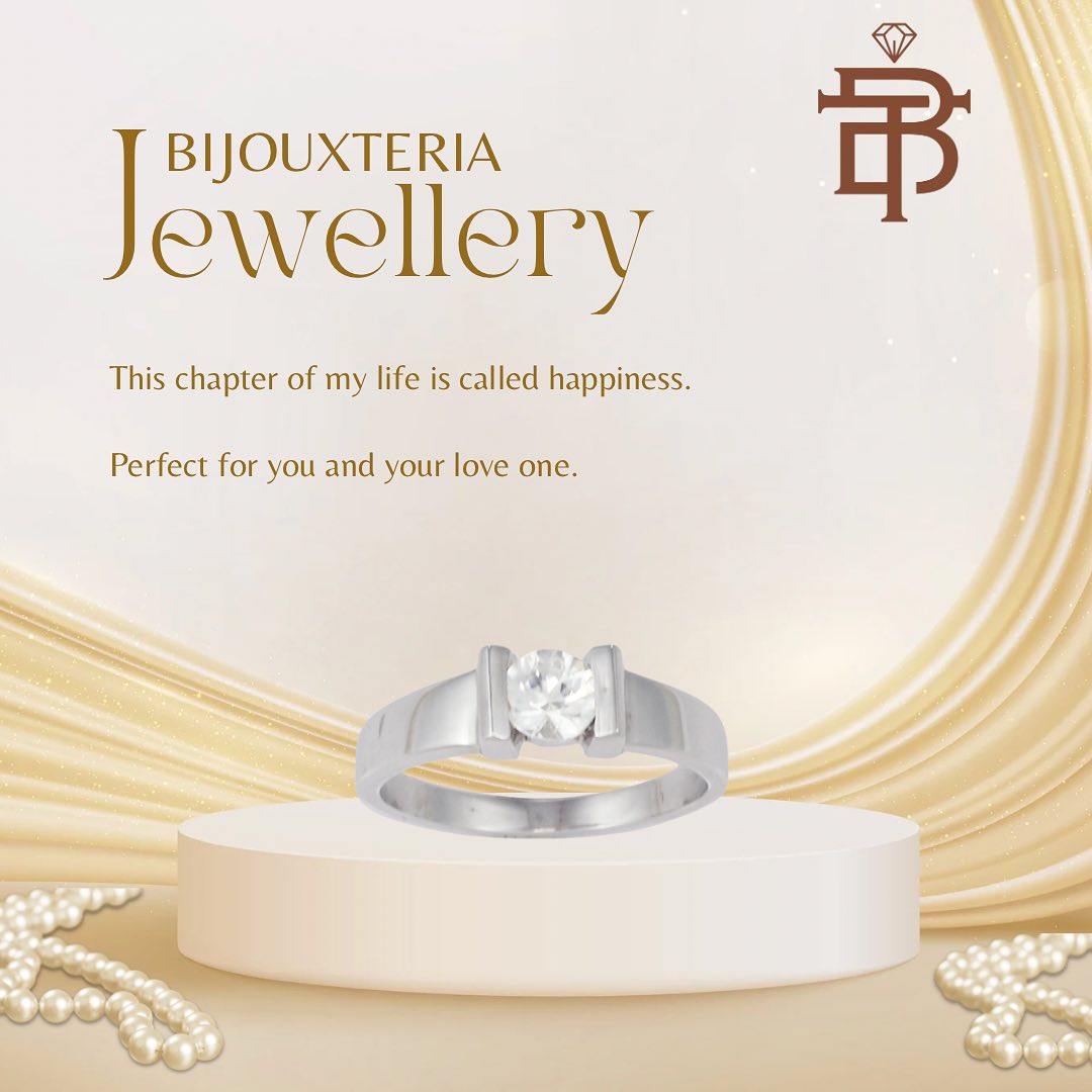 Sleek Tension/Bar-Set Solitaire Ring