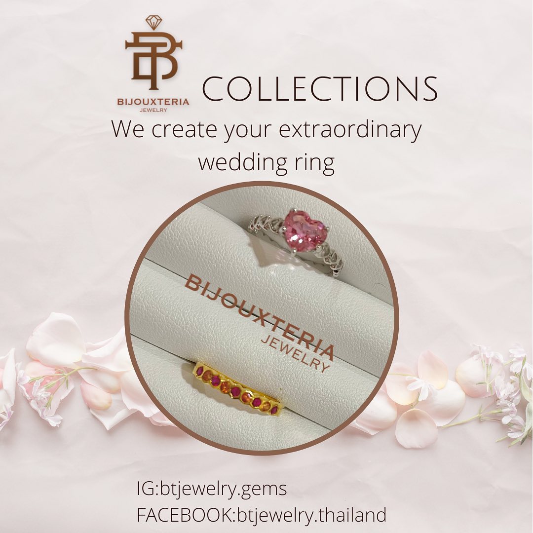 Heart-Shaped & Filigree Design Ring Bezel-Set Warm Tone Band Ring