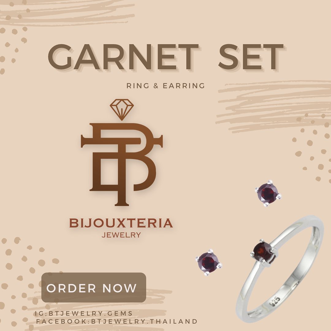 Classic Sterling Silver Red Gemstone Solitaire Minimalist Ring