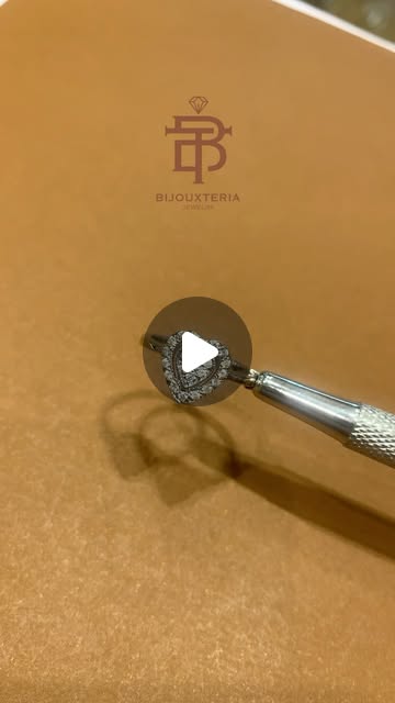 Classic Heart Zircon Mosaic Cluster Ring