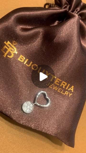 Heart and Round Cluster Dangle Charm
