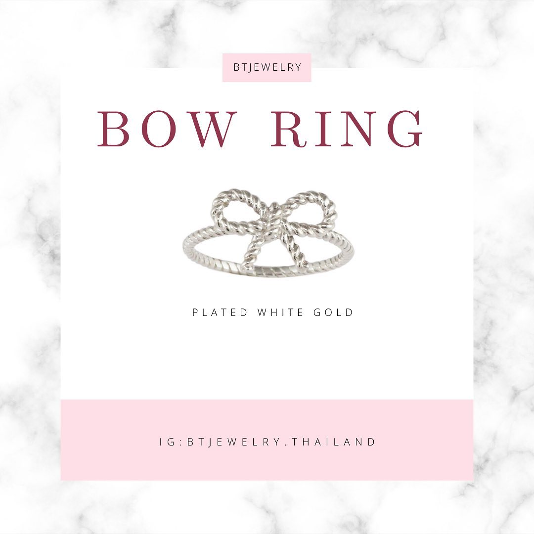 Twisted Rope Bow Knot Ring