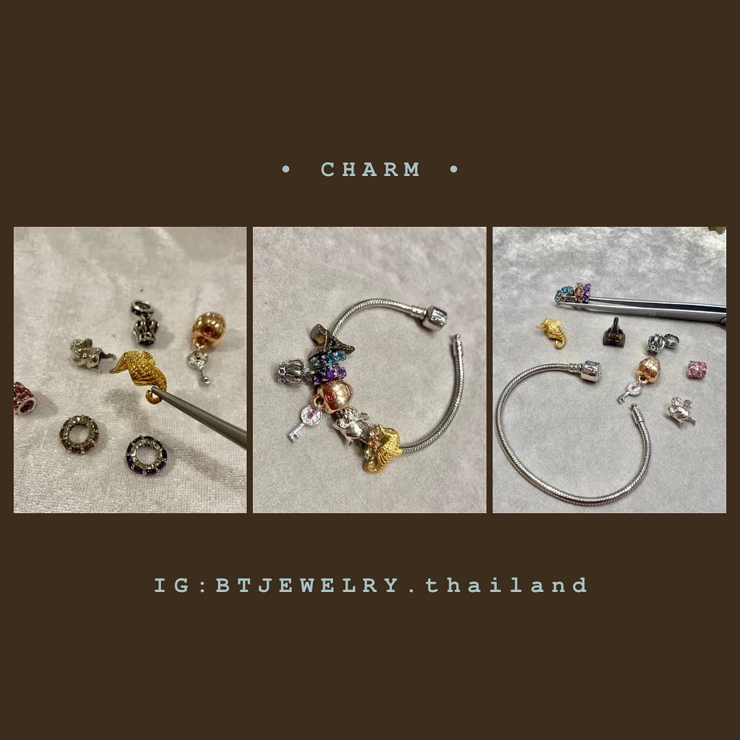 BTJewelry Charms 🛒 A wide variety to choose from, starting from a few hundred baht. 925 silver, genuine gemstones with certificate 🗝🎀 BTjewelry.thailand