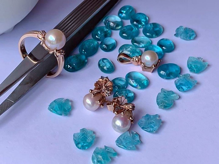 Premium Natural Pearl Fine Jewelry Set